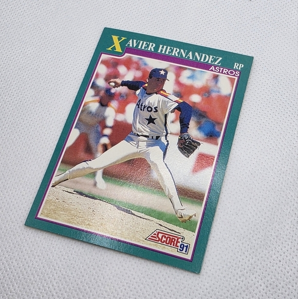 1991 Score Xavier Hernandez Houston Astros #564 Baseball Card - Picture 2 of 4